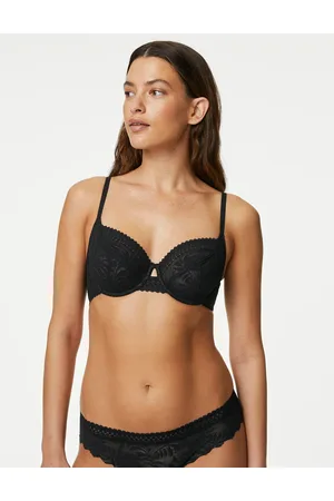 Lace Wired Push-Up Bra A-E