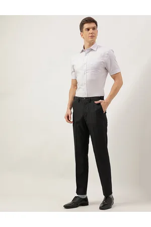 Buy Marks & Spencer Mens Regular Fit Suit Trousers (40) Black at Amazon.in