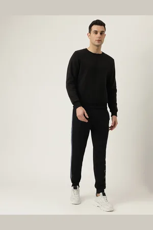 The latest collection of black trousers & lowers for men