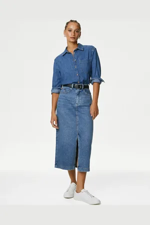 Agnes Orinda Women's Plus Size Overall Frayed Adjustable Strap Denim  Suspender Shift Dress Navy Blue 1x : Target