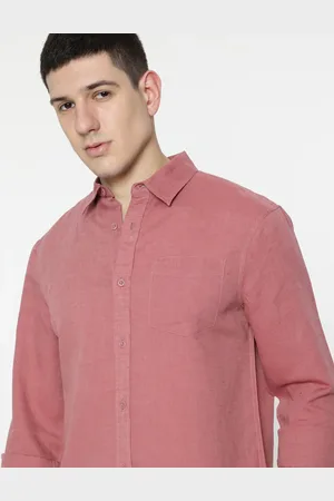 Marks & Spencer Linen Mix Plain Shirt