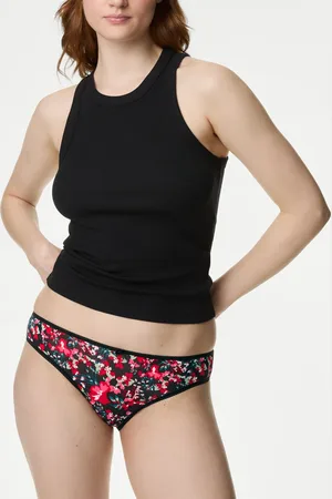 Marks & Spencer 5pk Cotton Lycra™ Brazilian Knickers