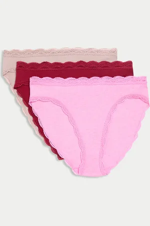 Marks & Spencer 3pk Cotton Rich High Leg Knickers