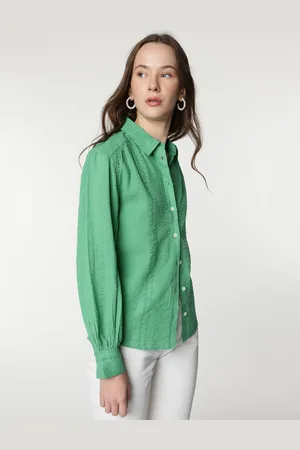 Marks & Spencer Pure Cotton Stripes Spread Collar Shirt