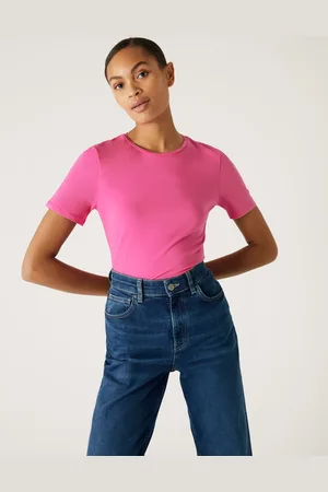 Marks & Spencer Cotton Rich Slim Fit T-Shirt