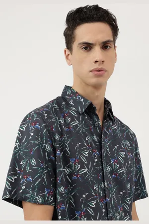 Marks & Spencer Pure Viscose Tropical Spread Collar Shirt