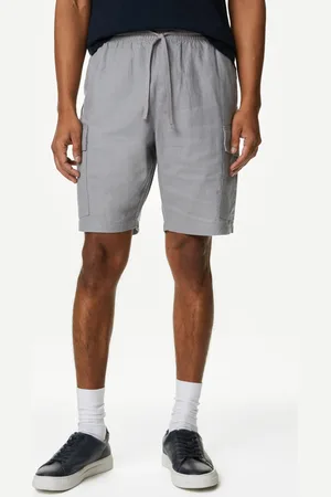 Marks & Spencer Linen Blend Elasticated Waist Utility Shorts