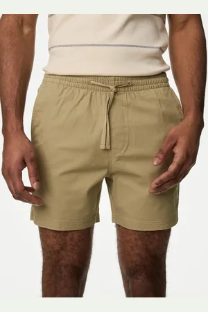 Marks & Spencer Elasticated Waist Shorter Length Stretch Shorts