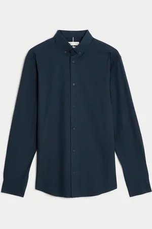 Marks & Spencer Slim Fit Cotton Stretch 360 Flex™ Shirt