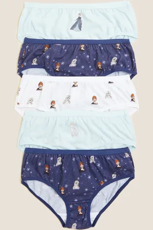 Marks & Spencer 5pk Pure Cotton Frozen™ Knickers