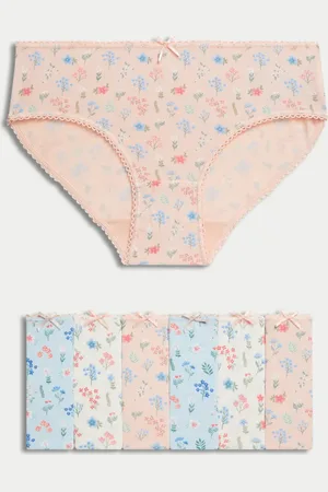 Marks & Spencer 7pk Cotton with Stretch Floral Knickers