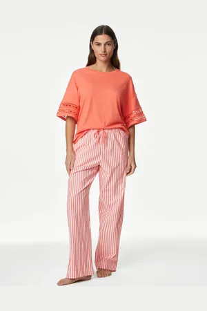 Marks & Spencer Pure Cotton Cool Comfort™ Pyjama Bottoms