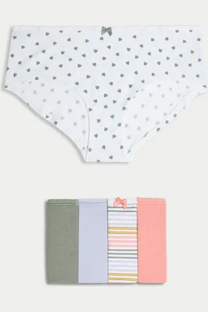 Marks & Spencer Pack 5 Cotton Mix Knickers
