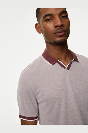 Marks & Spencer Modal Rich Revere Polo Shirt