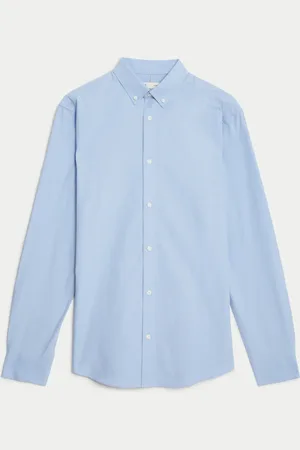 Marks & Spencer Slim Fit Cotton Stretch 360 Flex™ Shirt