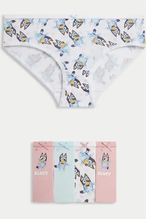 Marks & Spencer 5pk Cotton with Stretch Bluey™ Knickers