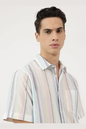 Marks & Spencer Cotton Mix Spread Collar Shirt