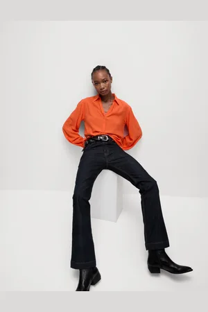 Marks & Spencer Lyocell Rich Collared V-Neck Popover Blouse