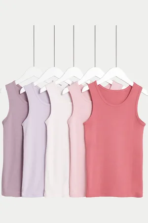 Marks & Spencer 5pk Pure Cotton Vests