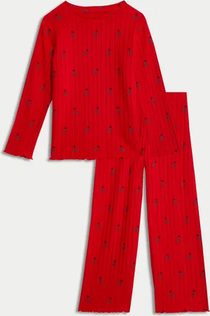 Marks & Spencer Ditsy Print Cosy Rib Pyjamas