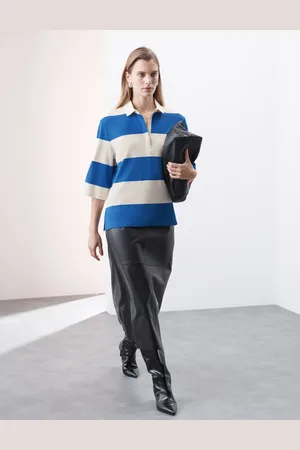 Marks & Spencer Striped Relaxed Polo Shirt