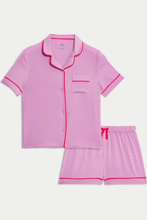 Marks & Spencer Satin Revere Pyjamas