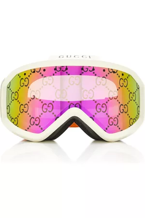 Gucci logo-print Ski Goggles - Pink