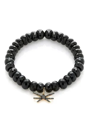 Sydney Evan Double Bow Diamond; Spinel Bracelet, , OS, , Gifts For Her