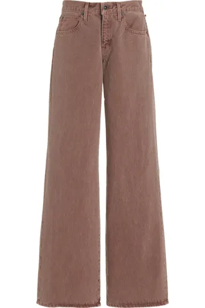 The latest collection of brown baggy & wide-leg jeans for women