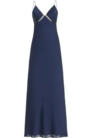 Women Blue Solid Casual Dress