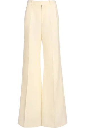 YUANYUAN520 Trousers wide leg summer trousers with wide leg flower trousers  woman linen female pattern skirt trousers women's trouser skirt (colour:  black, size: 3XL) : Amazon.de: Fashion