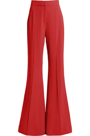 The latest collection of red formal trousers & hight waist pants for women