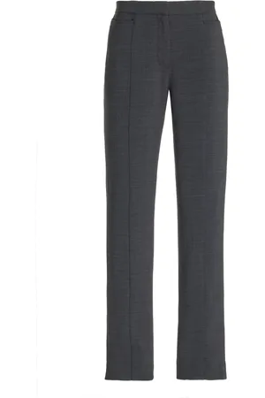 Buy Reiss Grey Melange Iria Wool Blend Wide Leg Suit Trousers from Next USA