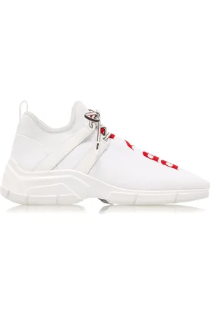 Prada Logo Knit Sneakers, , IT 38