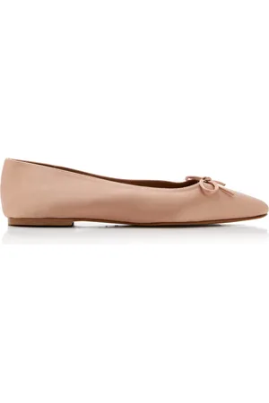 Eli1957 floral-appliqué mesh ballerina shoes - Pink
