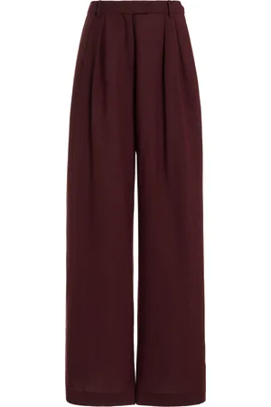 Shop The Row Willow Tailored Wool-Mohair Pants