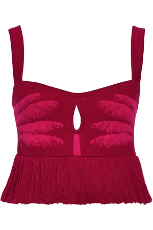 Crop Tops & Bralettes in the color red for Women on sale