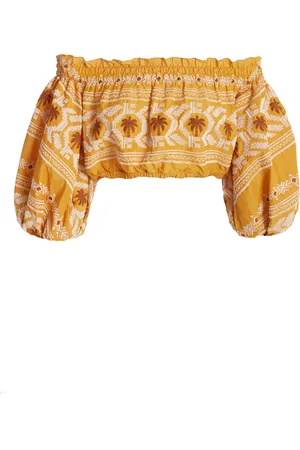 Topshop Petite Mustard Cropped Knit – Paisley Collected