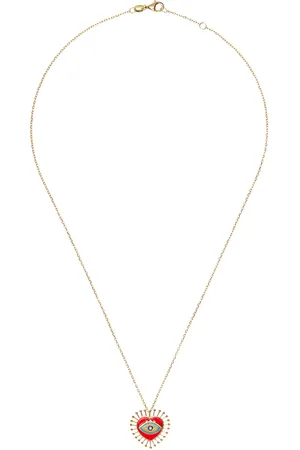 L´Atelier Eye Heart U 18K Yellow Gold Pendant Necklace, , OS, , Gifts For Her