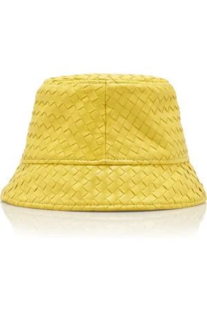 Bottega Veneta Intrecciato Leather Bucket Hat, , S