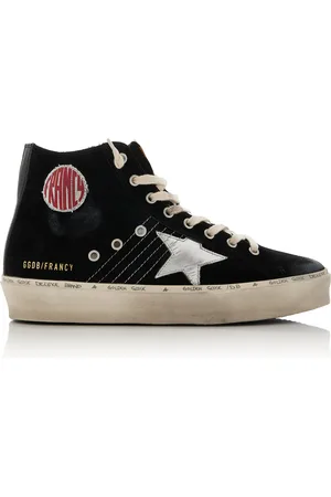 Golden Goose Hi Francy Suede Platform Sneakers, , IT 36