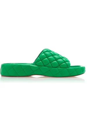 Bottega Veneta Padded Matelasse Slide Sandals, , IT 36