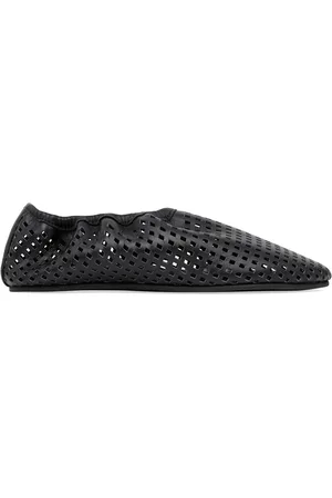 St Agni Perforated Leather Ballet Flats, , IT 38