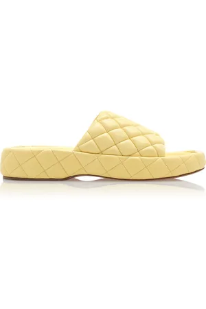 Bottega Veneta Padded Matelasse Slide Sandals, , IT 37