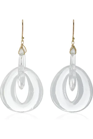 Ten Thousand Things Peacock Eye 18K Yellow Gold Crystal Earrings, , OS, , Gifts For Her