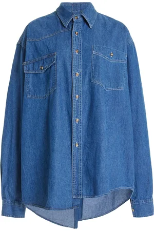 E.L.V. Denim Classic Denim Shirt, , OS