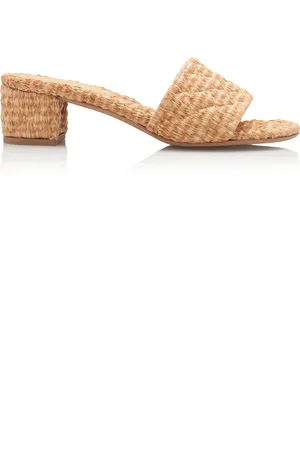 Bottega Veneta Amy Woven Wicker Sandals, , IT 36