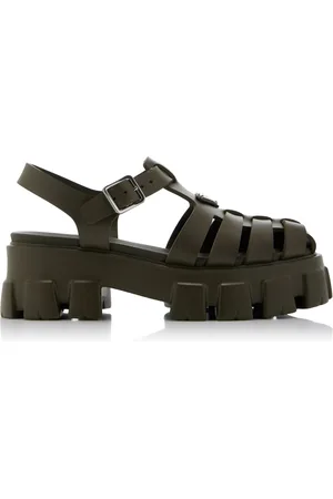 Prada Monolith Rubber Fisherman Sandals , , IT 40