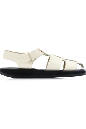 The Row Fisherman Leather Sandals , , IT 38.5