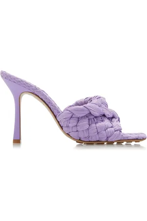 Bottega Veneta Stretch Raffia Sandals, , IT 37